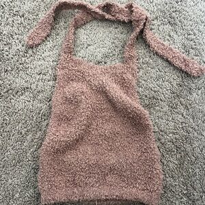 Cozy Textured Halter Top